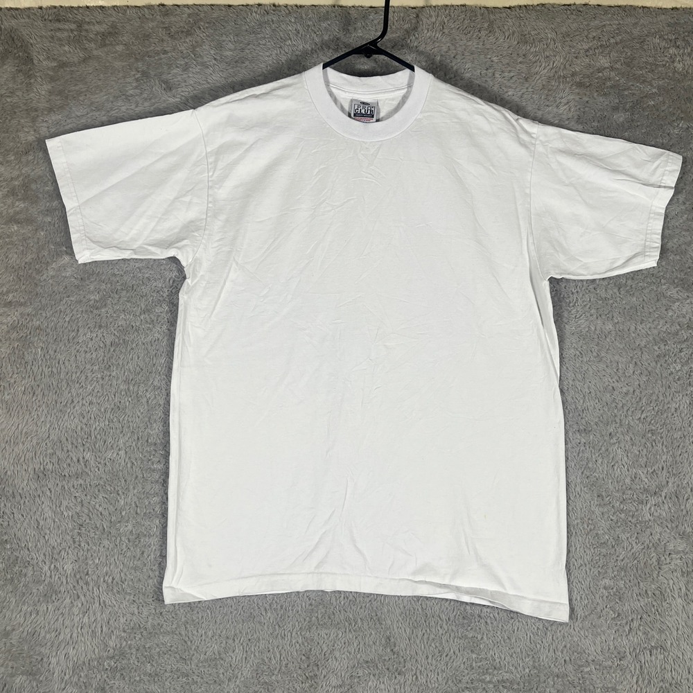 Pro Club Heavy Weight T-Shirt Mens XL Tall White Short Sleeve Cotton 1911
